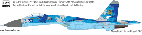 HADモデル 32092 1/32 ウクライナ Su-27P1M フランカーB デカール