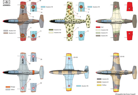 HADモデル 48183 1/48 L-29 デカールシート
