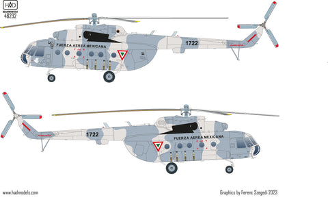 HADモデル 48232 1/48 Mi-17 デカールシート