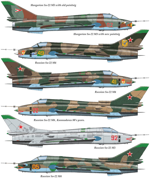 HADモデル 72172 1/72 Su-17/22 デカールシート