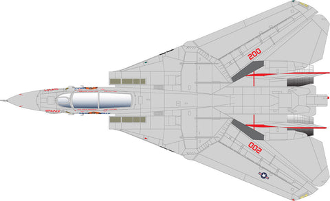 HADモデル 72194 1/72 F-14A VF111 「サンダウナーズ」 - ミス・モリー デカールシート