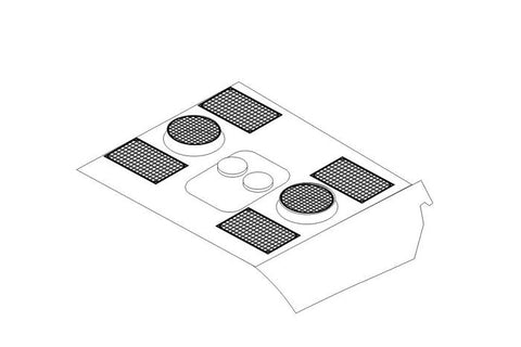 ハウラー HLH72018 1/72 パンサーG型 エッチングパーツ(ドラゴン用)