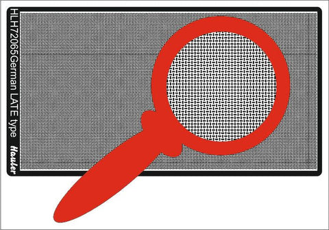 ハウラー HLH72065 1/72 ドイツ軍 メッシュプレート 後期タイプ エッチングパーツ