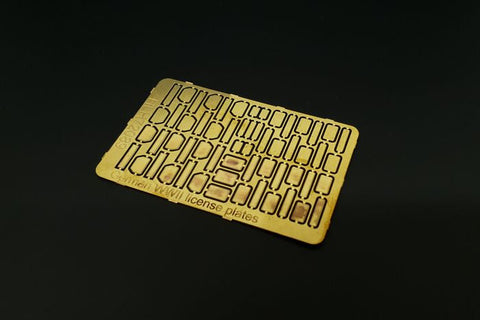 ハウラー HLH72089 1/72 WWII ドイツ ナンバープレート