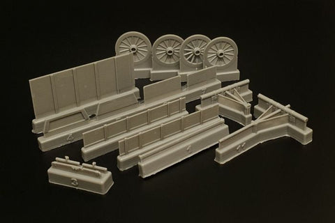 ハウラー HLH72130 1/72 農馬が引くワゴン