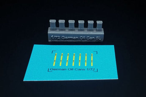 ハウラー HLH72135 1/72 WWII ドイツ5リットル オイル缶 (6個)