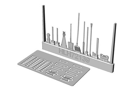 ハウラー HLH72139 1/72 ドイツ戦車用ツール