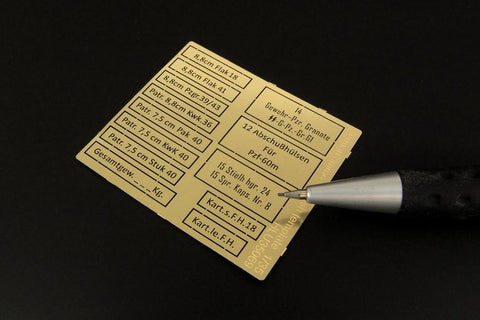 ハウラー HLU35069 1/35 ドイツ軍弾薬箱-エアブラシ用テンプレート