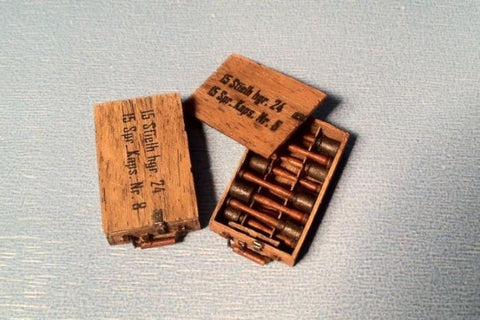 ハウラー HLU35070 1/35 ドイツ M24型柄付手榴弾(30本・収納箱2個)