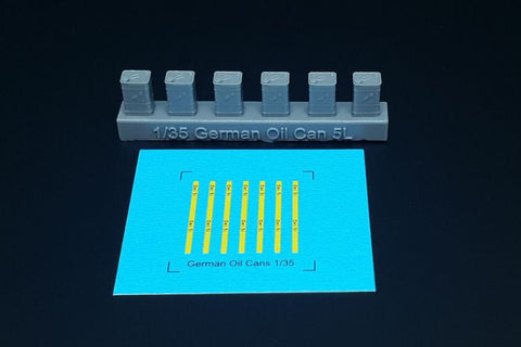 ハウラー HLU35122 1/35 WWII ドイツ軍 5リットルオイルタンク(6個入)