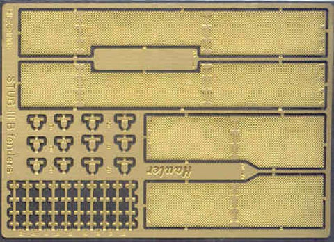 ハウラー HLX48005 1/48 III号突撃砲 B型 フェンダー エッチングパーツ(タミヤ用)