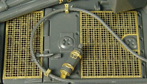 ハウラー HLX48008 1/48 タイガーI グリル エッチングパーツ(タミヤ用)