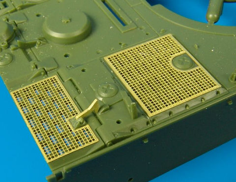 ハウラー HLX48025 1/48 タイガーI 初期型 グリル エッチングパーツ(スカイボウ 用)