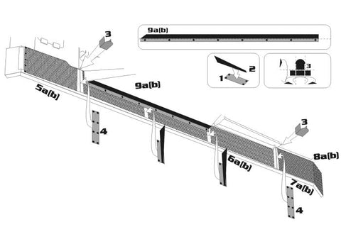 ハウラー HLX48105 1/48 III号突撃砲 G型 フェンダー エッチングパーツ(タミヤ用)