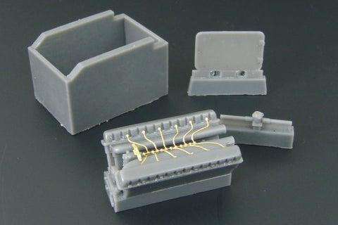 ハウラー HLX48115 1/48 T-34/ SU-122 エンジン セット(レジン製)