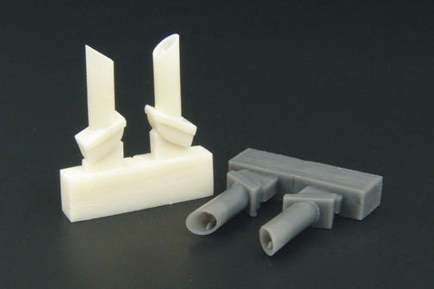 ハウラー HLX48117 1/48 IV号戦車 J型 後期型 エキゾーストパイプ TYPE 2 (レジン製)