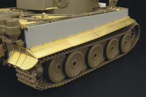 ハウラー HLX48125 1/48 タイガーI フェンダー 極初期型 エッチングパーツ(タミヤ用)