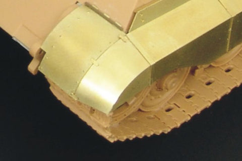 ハウラー HLX48140 1/48 キング タイガーフェンダー エッチングパーツ(タミヤ用)