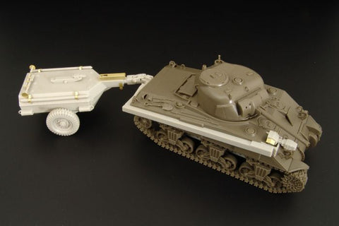 ハウラー HLX48166 1/48 M4 シャーマンクロコダイル(火炎放射器戦車) 改造セット(M4 シャーマン用)