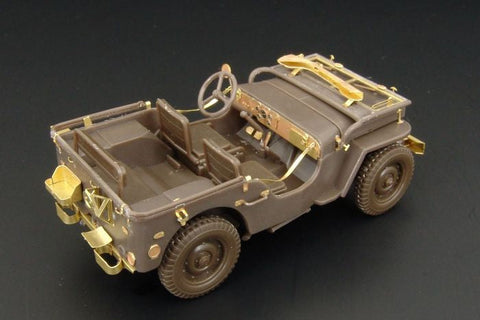 ハウラー HLX48191 1/48 ジープ 基本 セット エッチングパーツ(ハセガワ用)