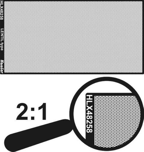 ハウラー HLX48258 1/48 滑り止めプレート 菱形格子タイプ(100mm×50mm) エッチングパーツ