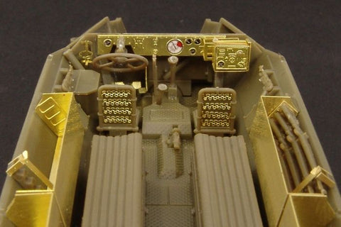 ハウラー HLX48277 1/48 Sd.Kfz.251/1 C型 インテリア エッチングパーツ(AFVクラブ 用)