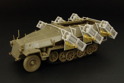 ハウラー HLX48286 1/48 Sd.Kfz.251 グランドスツーカ 改造 エッチングパーツ(AFVクラブ・タミヤ用)