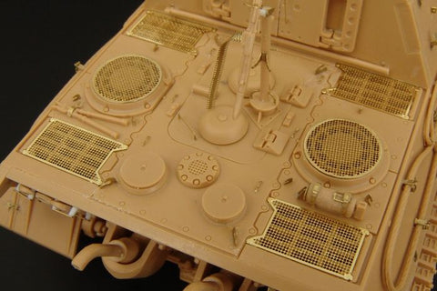 ハウラー HLX48307 1/48 ヤークトタイガーグリル エッチングパーツ(タミヤ用)