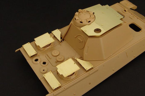 ハウラー HLX48320 1/48 パンサー 対空装甲 エッチングパーツ(タミヤ用)