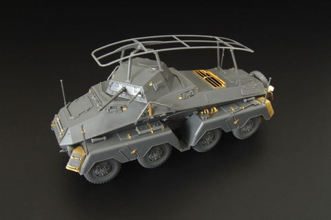 ハウラー HLX48336 1/48 Sd.Kfz.232 8輪重装甲車-基本 エッチングパーツ(タミヤ用)
