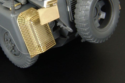 ハウラー HLX48337 1/48 Sd.Kfz.232 8輪重装甲車マフラー・マフラーカバー エッチングパーツ(タミヤ用)