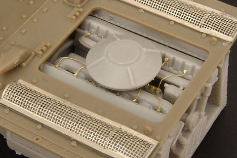 ハウラー HLX48351 1/48 SU-152 エンジン エッチングパーツ (ブロンコ用)