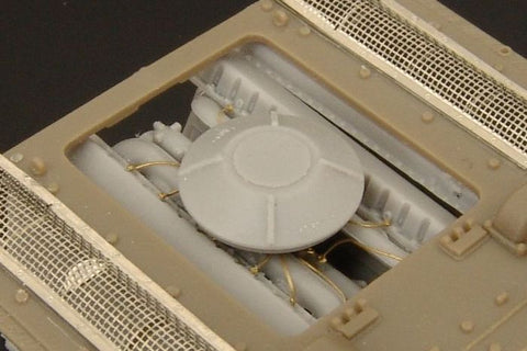 ハウラー HLX48351 1/48 SU-152 エンジン エッチングパーツ (ブロンコ用)