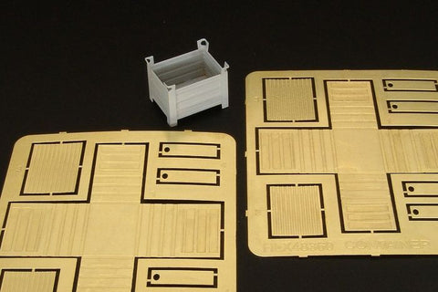 ハウラー HLX48360 1/48 スチールコンテナ (2個) エッチングパーツ