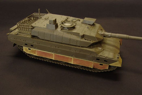 ハウラー HLX48378 1/48 陸上自衛隊 10式戦車 サイドスカートエッチングパーツ(タミヤ用)