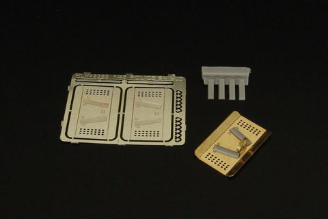 ハウラー HLX48383 1/48 警察 防盾 エッチングパーツ (レジン製)