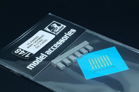 ハウラー HLX48405 1/48 WWII ドイツ軍 5リットルオイルタンク(6個入)