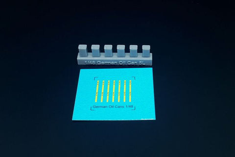 ハウラー HLX48405 1/48 WWII ドイツ軍 5リットルオイルタンク(6個入)