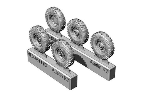 ハウラー HLX48411 1/48 イギリス 2トン 4×2 野戦救急車 ホイール(タミヤ用)