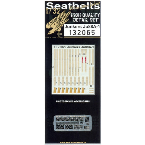 HGW 132065 1/32 ユンカース Ju 88A-1 シートベルト レベル