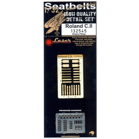 HGW 132545 1/32 ローランド C.II シートベルト pre-cut (laser) | ウイングナットウイングス用