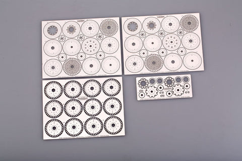 ホビーデザイン HD02-0192 1/12 エンツォ・フェラーリ ブレーキディスク ディティールアップセット(タミヤ用)