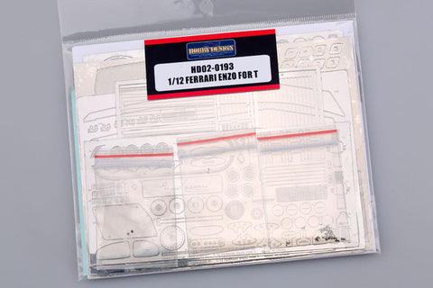 ホビーデザイン HD02-0193 1/12 エンツォ・フェラーリ エンツォ ディティールアップセット(タミヤ用)(エッチングパーツ+メタルパーツ)
