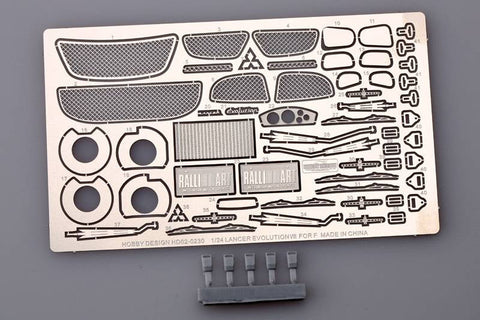 ホビーデザイン HD02-0230 1/24 ランサーエボリューション VIII ディティールアップセット(フジミ用)(エッチングパーツ+レジン)