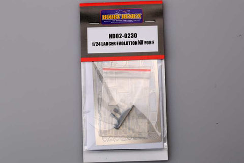 ホビーデザイン HD02-0230 1/24 ランサーエボリューション VIII ディティールアップセット(フジミ用)(エッチングパーツ+レジン)