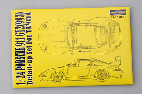 ホビーデザイン HD02-0240 1/24 ポルシェ 911 GT2(993) ディティールアップセット (タミヤ用)(エッチングパーツ+レジン+メタルパーツ)