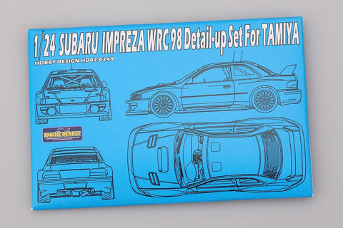 ホビーデザイン HD02-0249 1/24 スバル インプレッサ WRC 98 ディティールアップセット (タミヤ用)(エッチングパーツ+レジン+メタルパーツ)