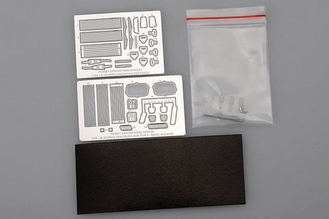 ホビーデザイン HD02-0293 1/24 LBワークス スカイライン ハコスカ 2Dr ディティールアップセット(アオシマ用)(エッチングパーツ+メタルパーツ+レジン)