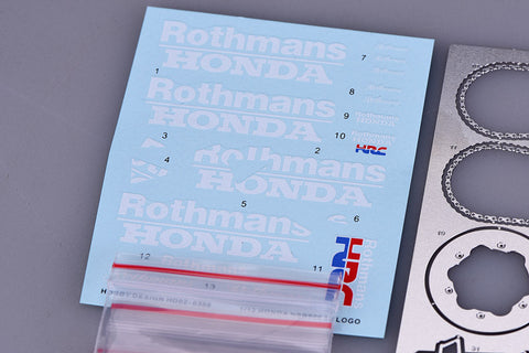 ホビーデザイン HD02-0308 1/12 ホンダ NSR500 "1989 WGP500 チャンピオン" ディティールアップセット (ハセガワ用) (エッチングパーツ+メタルパーツ+レジン+デカール)