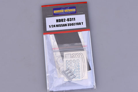 ホビーデザイン HD02-0311 1/24 日産 350Z ディティールアップセット(タミヤ用)(エッチングパーツ+レジン)